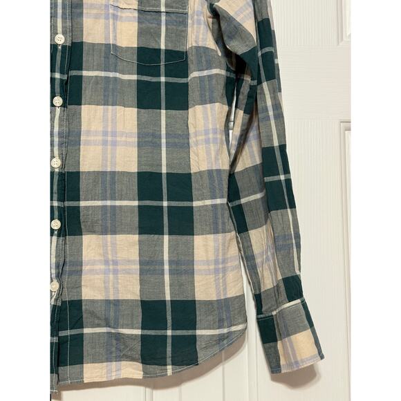 J. Crew Perfect Fit Plaid Button Up Shirt, Size M - Picture 4 of 6